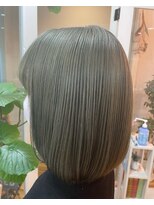 ヘアーリビングリコ 新潟笹口店(hair living Liko) moss  gray