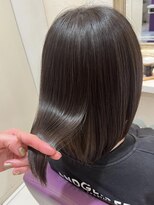 ハピネス 河原町店(Happiness)&nbsp;髪質改善 レイヤーカット ベージュ グレージュ 20代 30代 40代