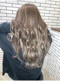10代20代大人かわいいグレージュカラーシールエクステ