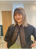 ミルクティーベージュにローライト stylist聖斗