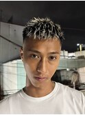 スキンフェードクロップハイライト高円寺メンズカットツイスト
