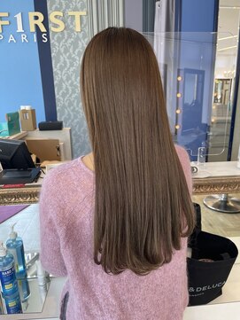 コワファースト 大分(COIFF1RST) 赤みのないナチュラルグレージュ