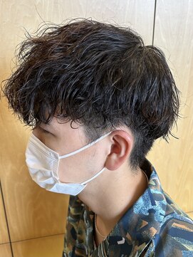 ニアウ 伊勢崎連取店(Niau) メンズマッシュパーマツイストスパイラルパーマ波巻きパーマ