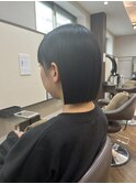 ぱつっとタイトボブ