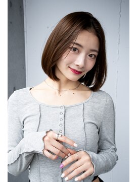 レノラ 本町(LENORA) 20代30代大人かわいいナチュラル暗髪ゆるめパーマヘア