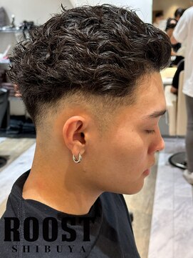 ルースト 渋谷店(ROOST) フェード×オールバックスタイル