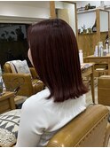 【立町メアリーバイメリー】☆ケアブリーチ×チェリーレッド☆