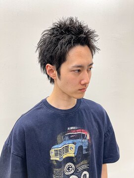 マール 矢場町(MARL) 黒髪スパイキーショート