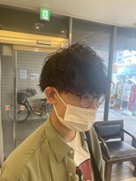 ブロッサム ひばりヶ丘(Blossom)&nbsp;波巻き束感ショートツーブロックマッシュ