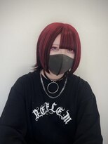 ラビスモア(Lovis moa)&nbsp;切りっぱなしボブ/ピンクブラウン/エアリーロング/美髪のススメ