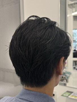 バース 梅田中崎町店(BIRTH) ニュアンスパーマセンターパートフェザーパーマ韓国メンズパーマ