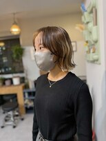 アンドチル 渋谷(AND CHILL)&nbsp;ニュアンスボブ/波巻きボブ/インナーカラー　渋谷