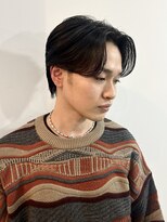 クロト(Clotho)&nbsp;センターパート/波巻きツイストスパイラルメンズカットパーマ