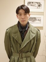 【ヤベハルカ】センターパート　メンズショート　直毛