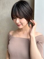 アフロート ルヴア(AFLOAT RUVUA)&nbsp;似合わせ ショート ボブ 30代 40代 小顔 新宿 ひし形 前上がり