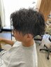 デザインパーマ+カット+アフィアコネクトトリートメント