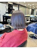 切りっぱなしボブ 20代30代40代ヘア 小顔 大阪ボブ 梅田