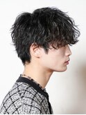 動きのあるマッシュパーマ！