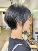 ショートヘア　ショートボブ　丸みショート　奈良市　田村梨乃