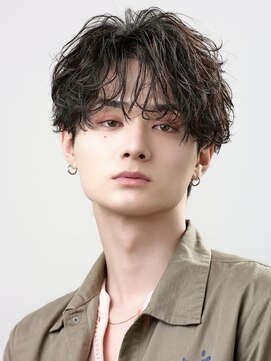 オーシャントーキョー 原宿(OCEAN TOKYO) 波巻きパーマメンズシャドウパーマツーブロックシースルー