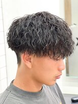 マッシュスパイラルパーマツイストスパイラル波巻きメンズ