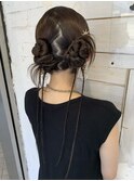 カチモリヘア×三つ編み