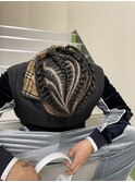 cornrows style