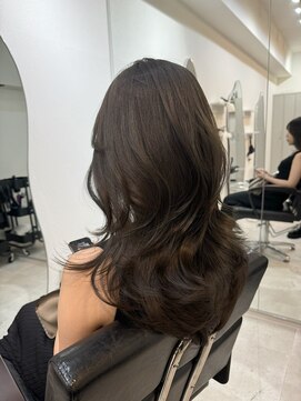 ムード(MOOD,) 暗めカラー/グランマッシュ[レイヤーカット/髪質改善/銀座]