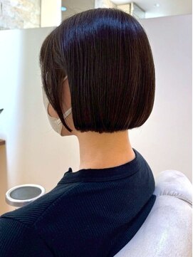 ビューティシモ 所沢(Beautissimo) ダメージレス髪質改善 ミニボブ トリートメント グレージュ