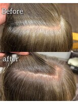 アビアン 打出店(avien) 明るい白髪染め白髪ぼかし