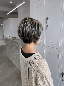 ノートエートル 西金沢(Nought etre) ハイライト/ショート/ケアブリーチ/ハイトーンカラー