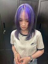 ヌル 神宮前店(Null)&nbsp;セクションカラー/ケアブリーチカラー/スラッシュカラー/ウルフ