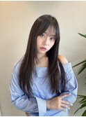 小顔ロングレイヤーカットハッシュカット@revo_ishida
