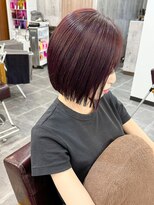 アムレヘアーエタ(amule hair eta) 【amule hair eta】首元スッキリショートボブ/30代/40代/50代