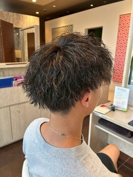 アース 会津若松店(HAIR&MAKE EARTH) 無造作ツイストスパイラルショート