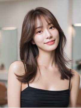 ラファンジュ ヘアー(Rohange hair) ダークアッシュ/韓国ヘア/透明感/無造作/アンニュイ