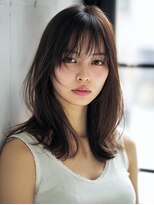 ダル 渋谷/表参道(DAL.)&nbsp;レイヤーカット/顔周りカット/触覚/グレージュ/韓国巻き