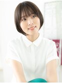 関内/髪質改善/グレージュカラー☆小顔ひし形ショートボブo