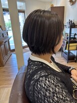 ルヴェール 本店(LeVert) 美髪縮毛矯正×まとまる丸みショート