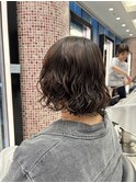 ボブパーマレイヤーカットコテ巻き風パーマプードルパーマ