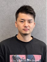 フジヤマバーバーショップ アジト(FUJIYAMA BARBER SHOP ajito)&nbsp;アップバング×刈り上げメンズショート 明石/西明石/大久保
