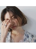 ミニボブ　オージュア髪質改善４STEPトリートメント　ヘッドスパ