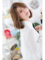 ミック 日暮里店(miq)&nbsp;甘ふわ♪ガーリーミディ・ボブ