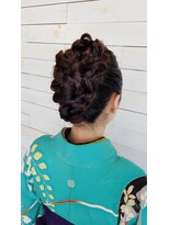 ラック 辻堂(LUCK) ロープ編みで盛り盛り和装アレンジ