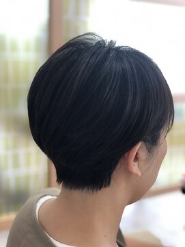 アドラーブル 長岡リップス旭岡店(adorable) 【ダークブラック】スッキリ大人ショート　４０代×30代