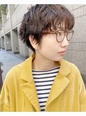 【早瀬忍 梅田中津】ナチュラルショートパーマ