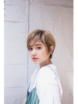 ピズム(PISM)&nbsp;耳かけ小顔ショート/メッシュカラー