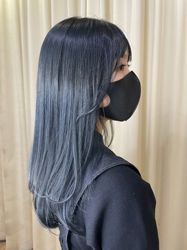 エディット アンド 千里(Edit&) 1ブリーチで作るブルーブラック◎