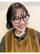 ラムネ&nbsp;こっくりブラウンbob。