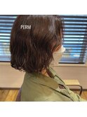 《藤野お客様スタイル》脱縮毛矯正/ニュアンスボブ